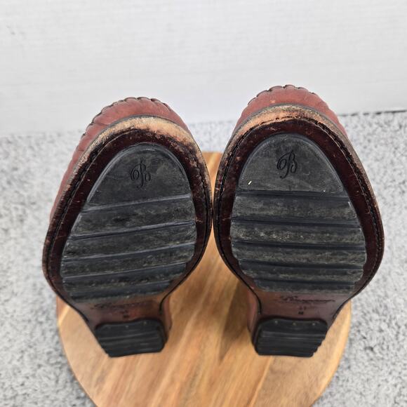 Bragano Mens 11M Italy Brown Leather Business Casual Daily Driving Penny Loafer - Picture 9 of 13